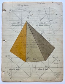 Original Hard Edge Geometric Painting