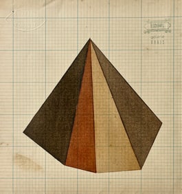 Original Hard Edge Geometric Painting