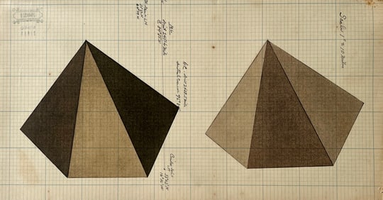 Original Hard Edge Geometric Painting