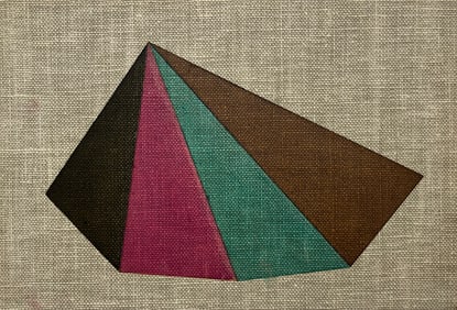 VINTAGE GEOMETRIC PAINTING