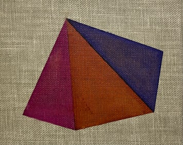 VINTAGE GEOMETRIC PAINTING
