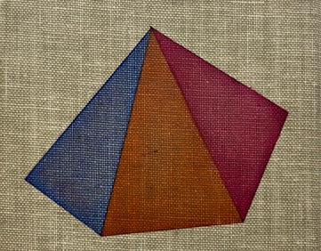 VINTAGE GEOMETRIC PAINTING