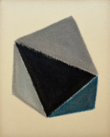 ORIGINAL GEOMETRIC ABSTRACTION PAINTING