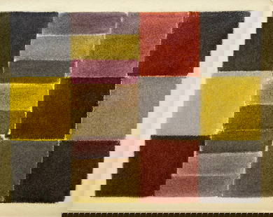 ORIGINAL VINTAGE GEOMETRIC ABSTRACTION PAINTING: VINTAGE ABSTRACT OIL PASTEL ON PAPER BOARD. SIZE: 11 X 14 INCHES APPROX. UNFRAMED. UNSIGNED. SHIPPING IN THE U.S VIA USPS PRIORITY MAIL $20