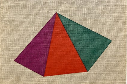 VINTAGE GEOMETRIC PAINTING