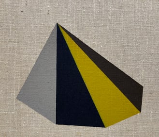 VINTAGE GEOMETRIC PAINTING