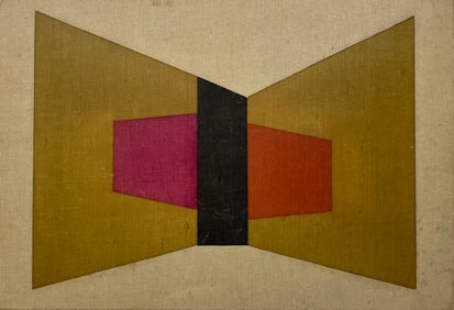 VINTAGE GEOMETRIC PAINTING