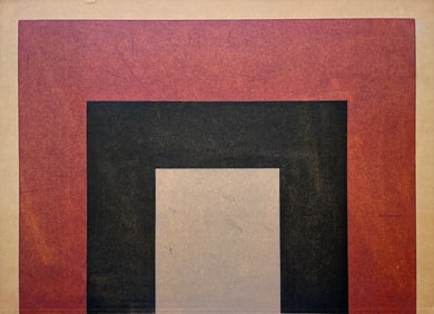 HARD EDGE VINTAGE PAINTING