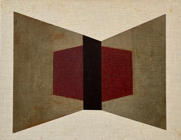 VINTAGE GEOMETRIC PAINTING