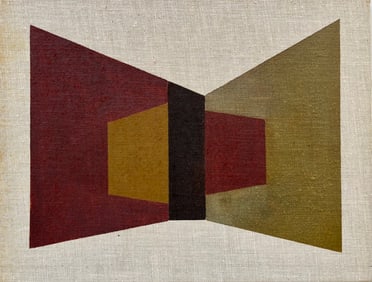 VINTAGE GEOMETRIC PAINTING