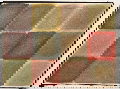 VINTAGE ABSTRACT PAINTING: VINTAGE ABSTRACT OIL PASTEL ON PAPER BOARD. SIZE: SIZE: 13 X 9.5 INCHES APPROX. UNFRAMED. UNSIGNED. SHIPPING IN THE U.S VIA USPS PRIORITY MAIL $18.