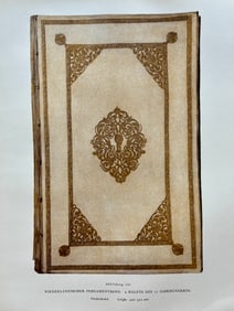 Original Antique Lithograph Antique Bookbinding