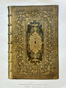 Original Antique Lithograph Antique Bookbinding