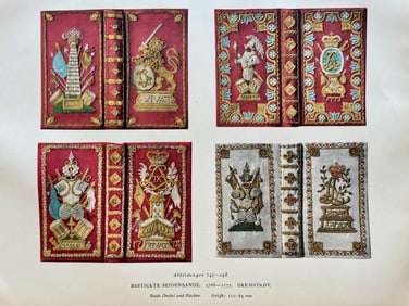 Original Antique Lithograph Antique Bookbinding Office Library Decor