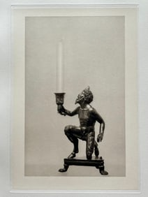 ETCHING PRINT AFTER ANDREA BRIOSCO RICCIO "A SATYR CANDLESTICK"