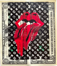 POP ART ON DOLLAR BILLS