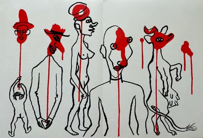 ALEXANDER CALDER ORIGINAL VINTAGE DERRIERE LE MIROIR LITHOGRAPH