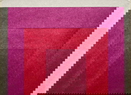 HARD EDGE VINTAGE PAINTING: OIL ON PAPER BOARD. SIZE: 9 X 12 INCHES APPROX. UNFRAMED. UNSIGNED. SHIPPING IN THE U.S VIA USPS PRIORITY MAIL $20