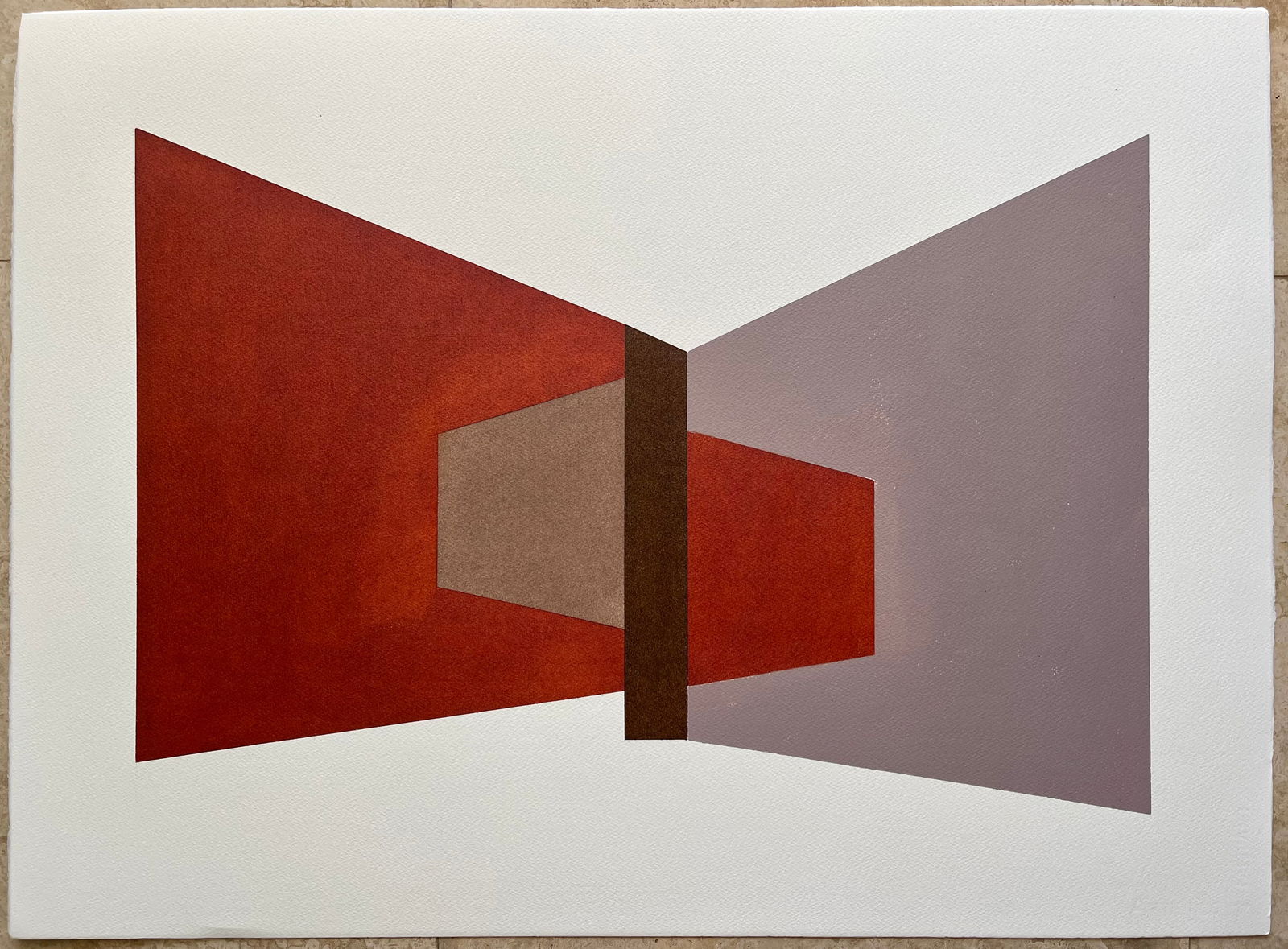 GEOMETRIC COMPOSITION PAINTING - 2