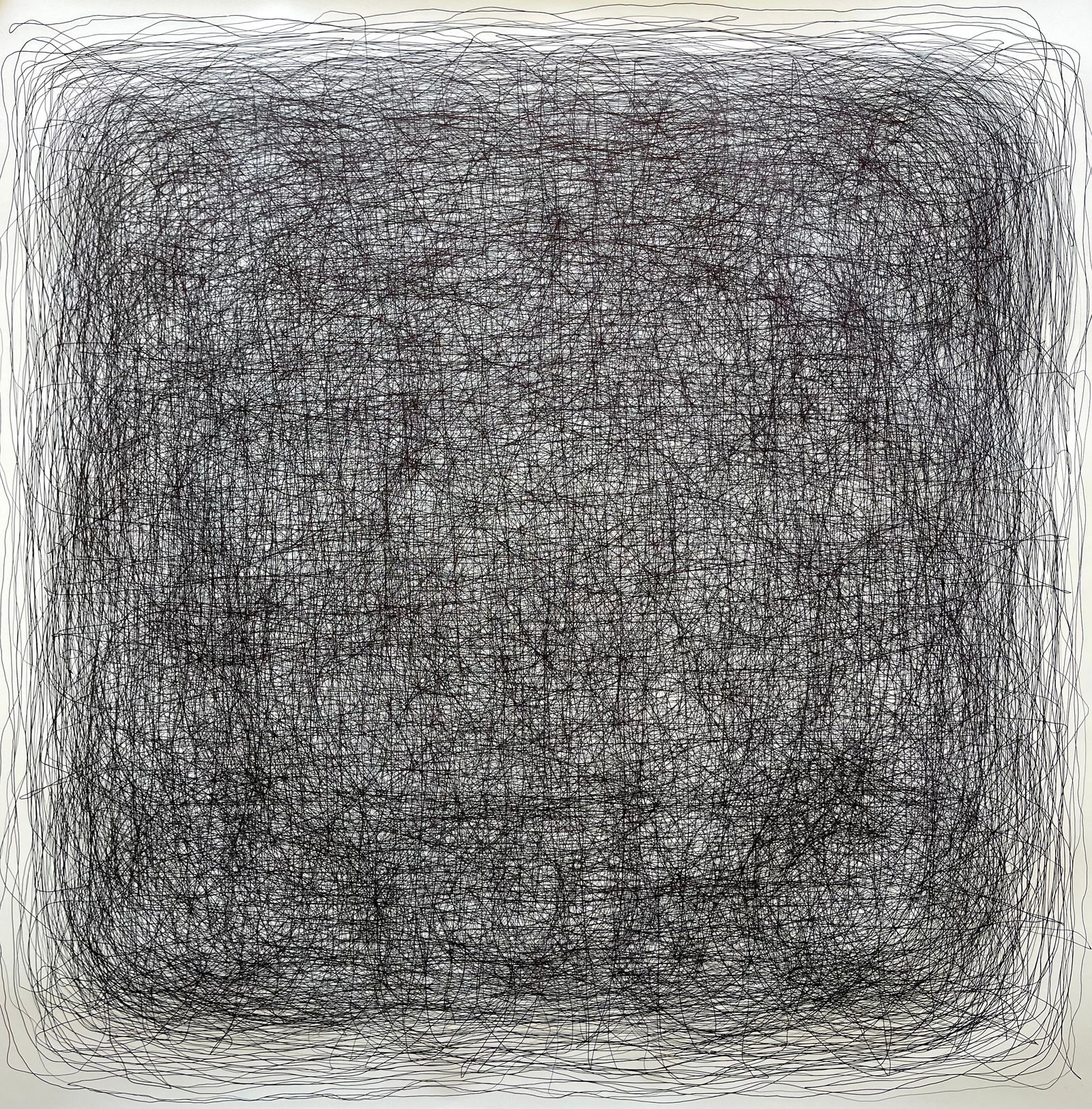 LARGE BLACK INK ON PAPER DRAWING (1 of 12)