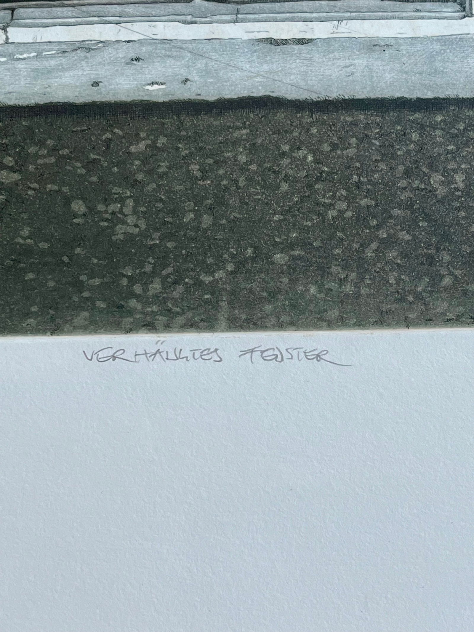 FRAMED GERMAN ETCHING - 3