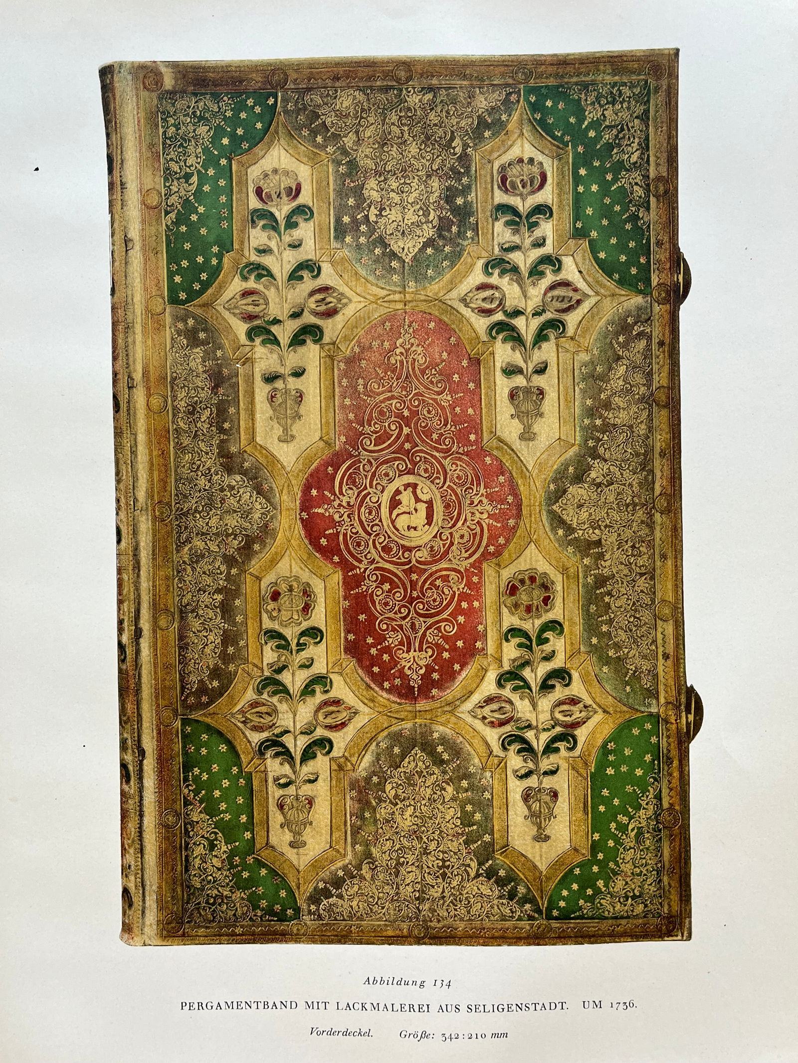 Original Antique Lithograph Antique Bookbinding (1 of 2)