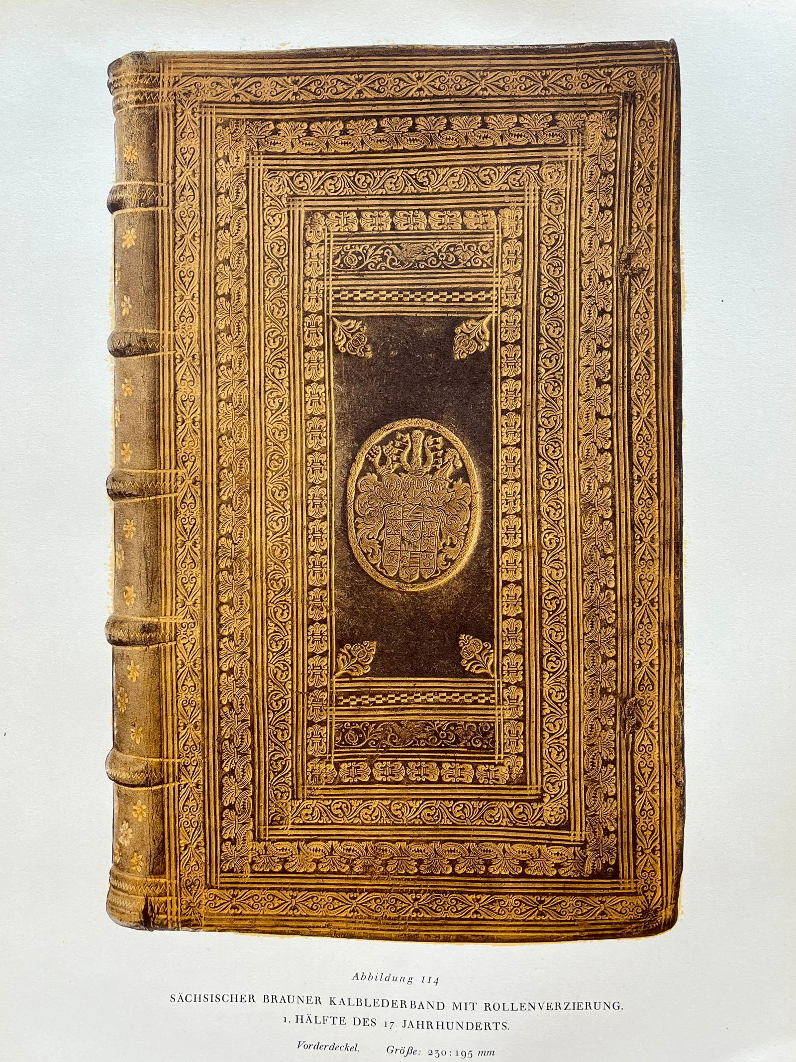 Original Antique Lithograph Antique Bookbinding (1 of 2)