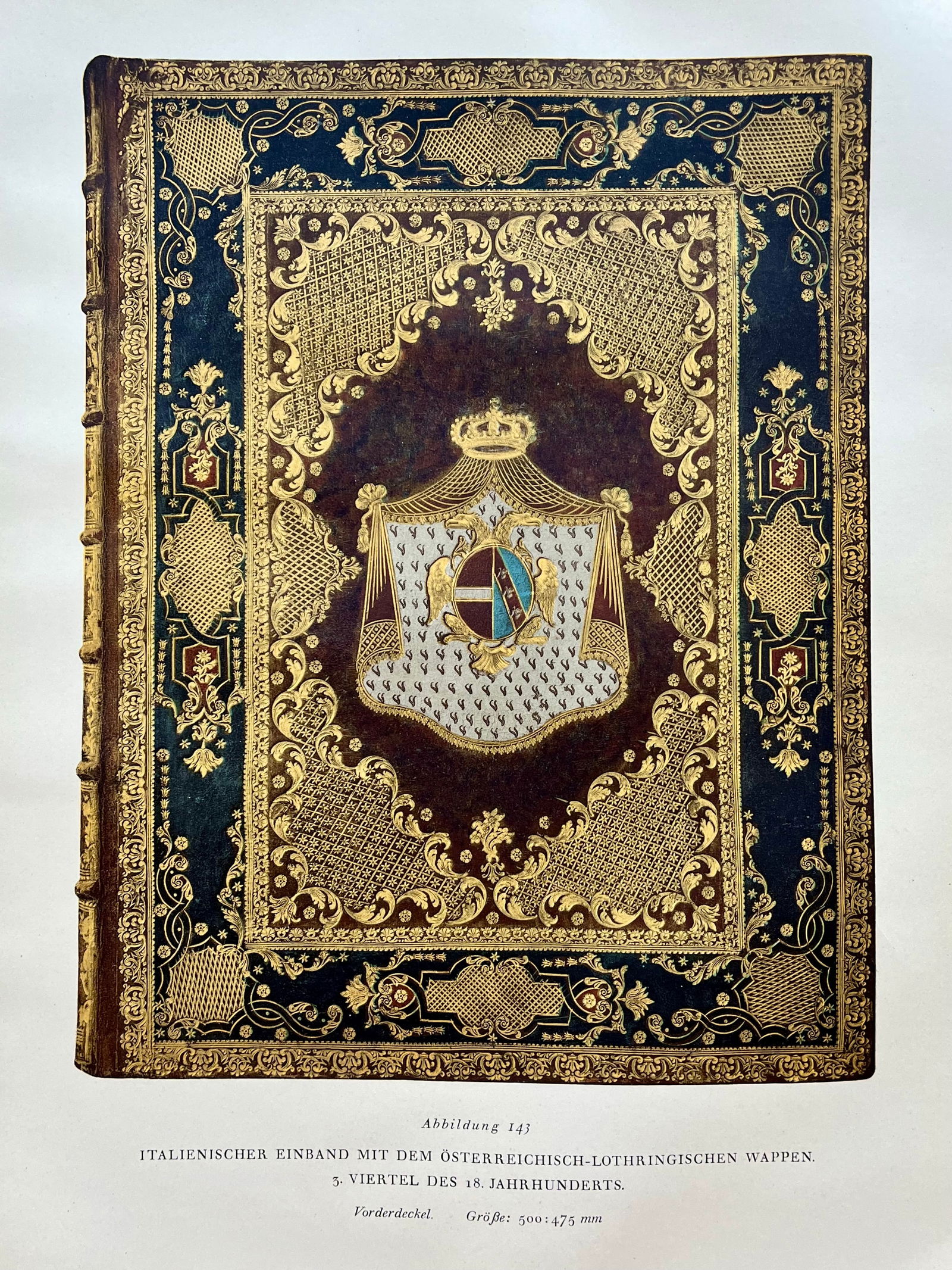 Original Antique Lithograph Antique Bookbinding Office Library Decor (1 of 2)