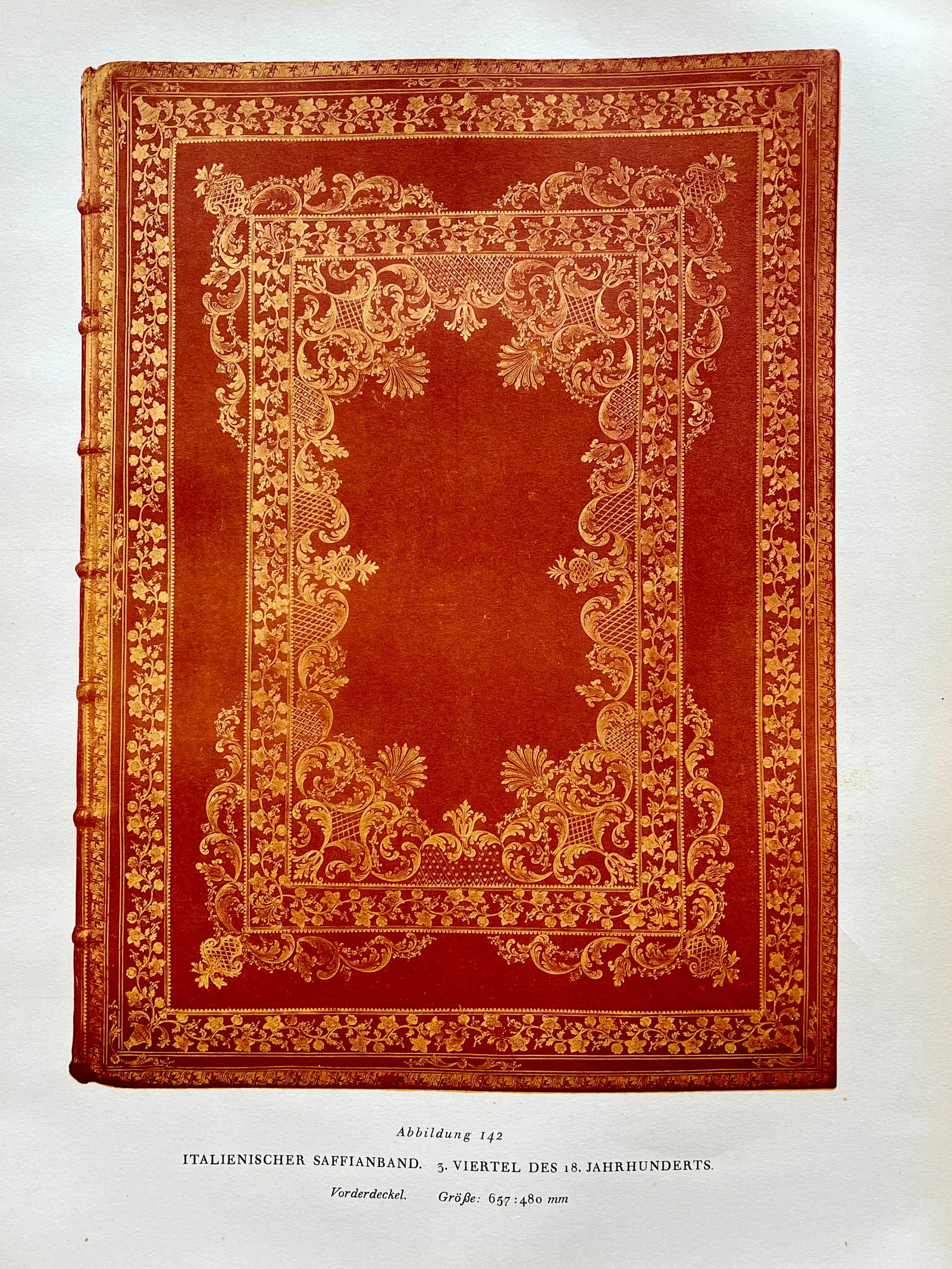 Original Antique Lithograph Antique Bookbinding Office Library Decor (1 of 2)