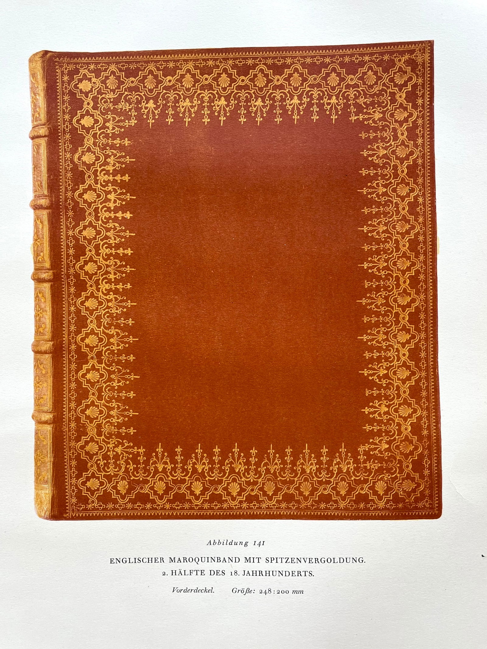 Original Antique Lithograph Antique Bookbinding Office Library Decor (1 of 2)