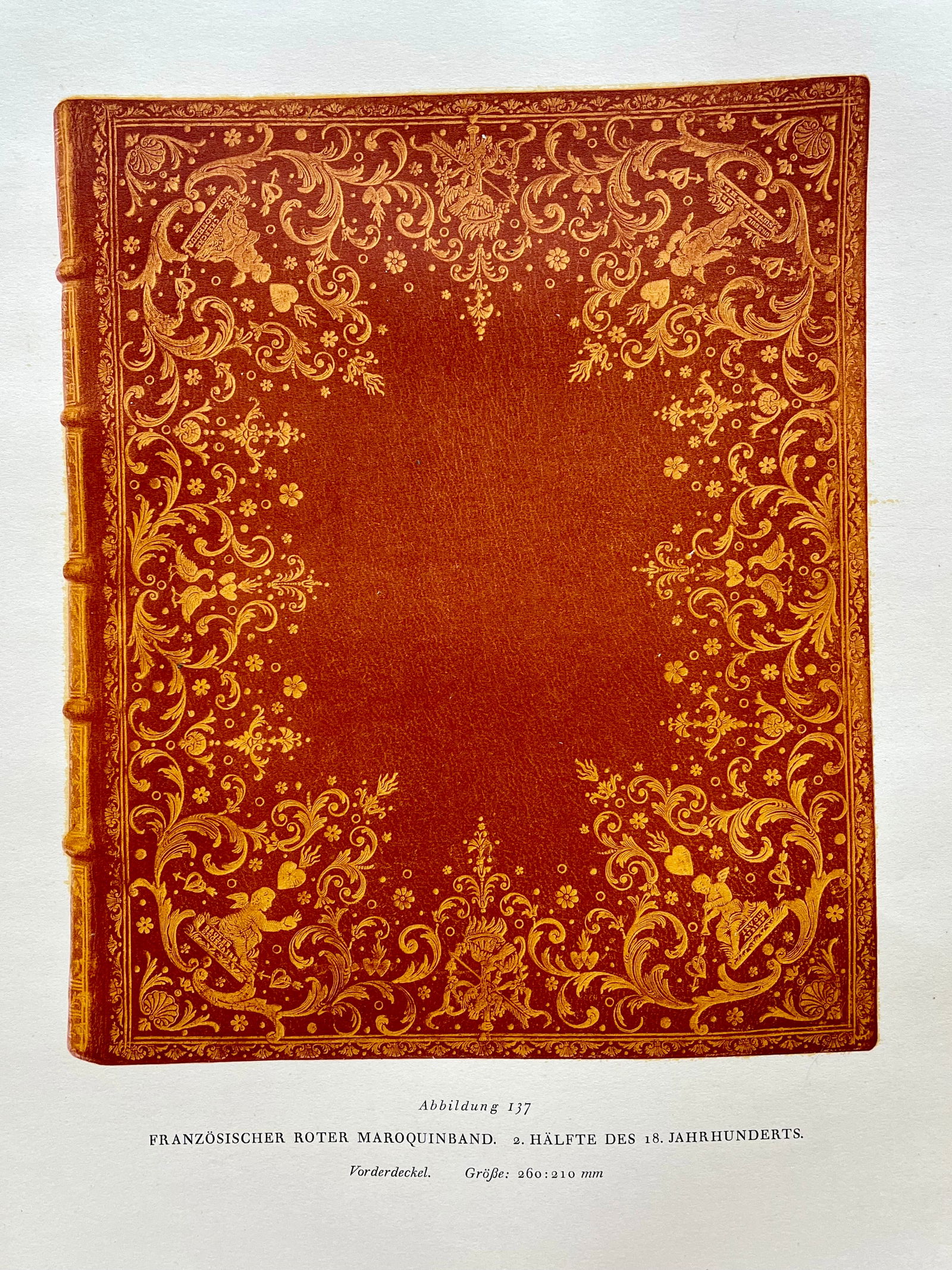 Original Antique Lithograph Antique Bookbinding Office Library Decor (1 of 4)