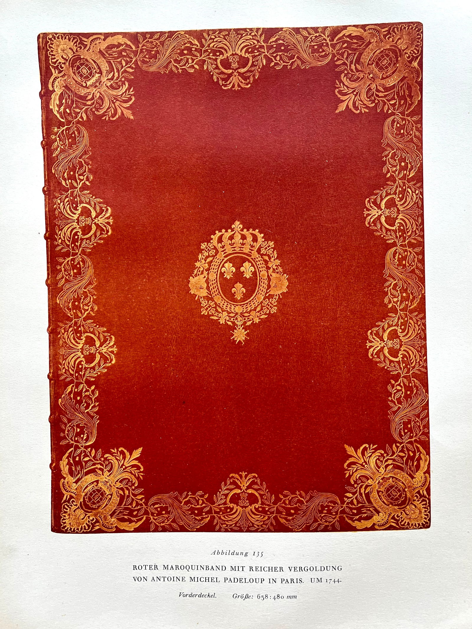 Original Antique Lithograph Antique Bookbinding Office Library Decor (1 of 2)