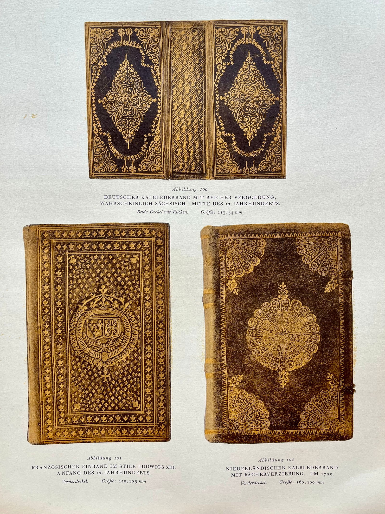 Original Antique Lithograph Antique Bookbinding Office Library Decor (1 of 2)