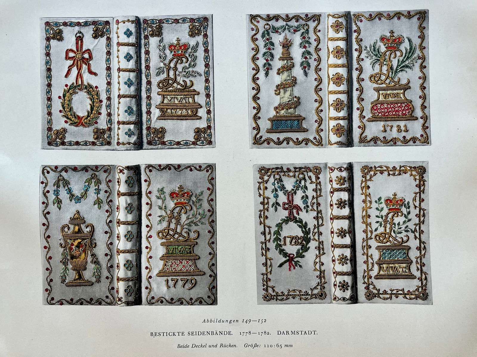 Original Antique Lithograph Antique Bookbinding Office Library Decor (1 of 3)