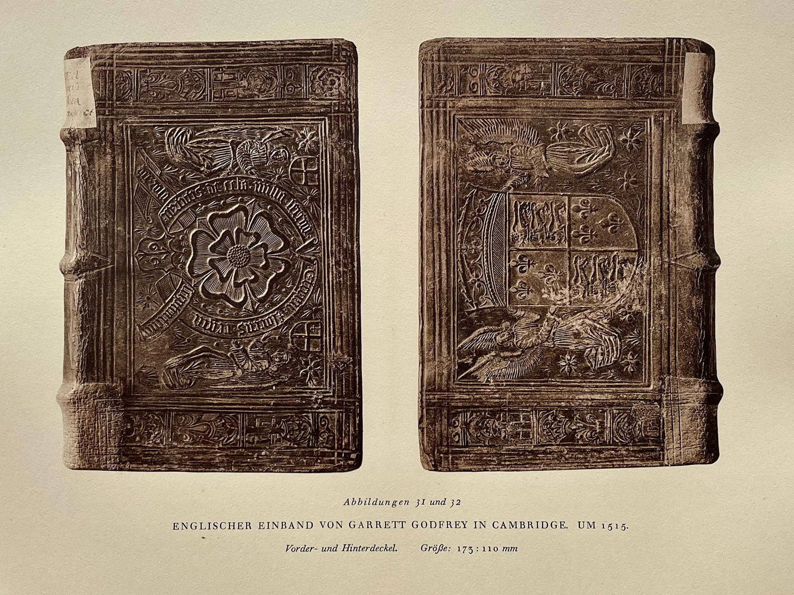 Original Antique Lithograph Antique Bookbinding Office Library Decor (1 of 2)