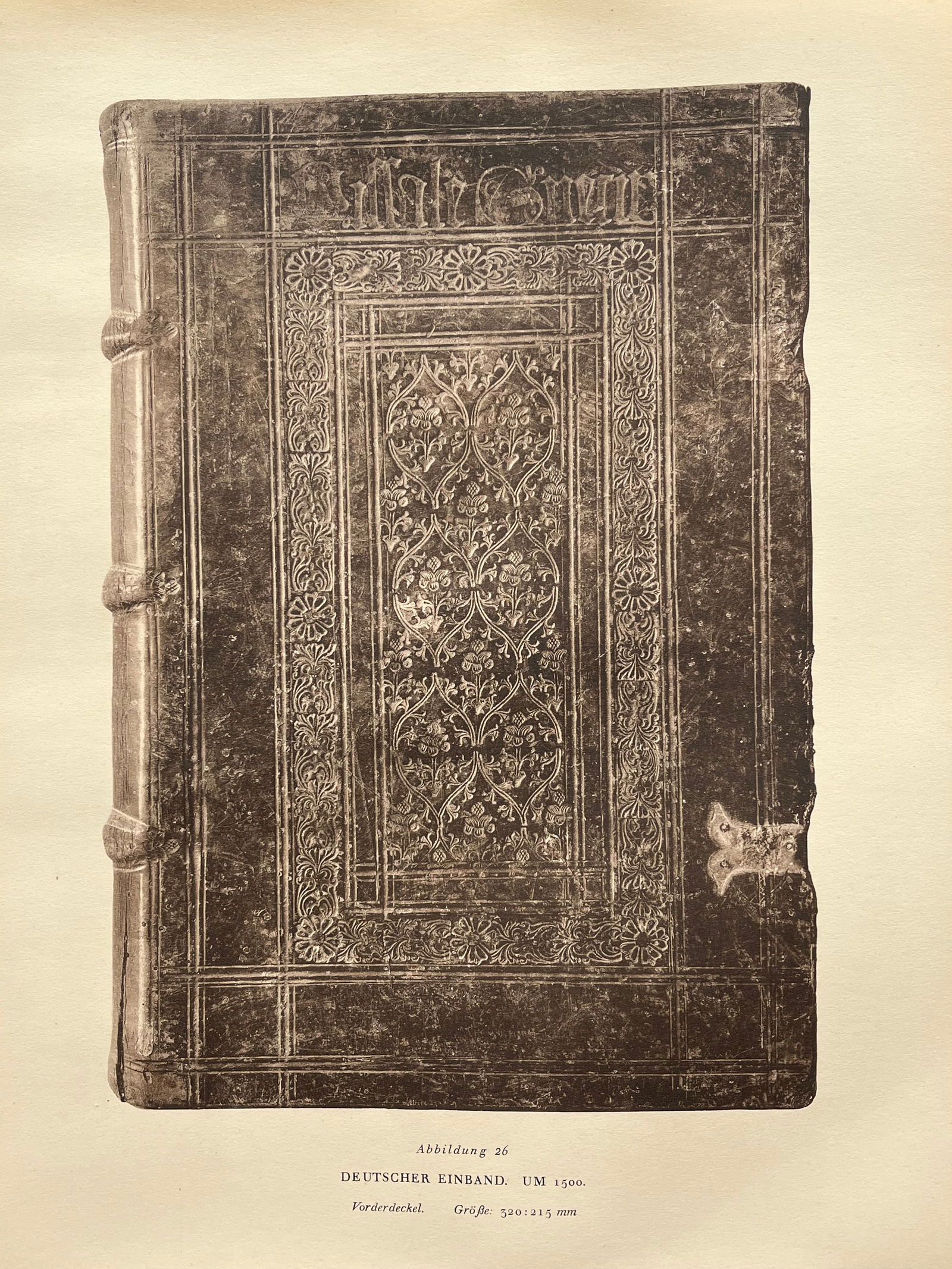 Original Antique Lithograph Antique Bookbinding Office Library Decor (1 of 2)