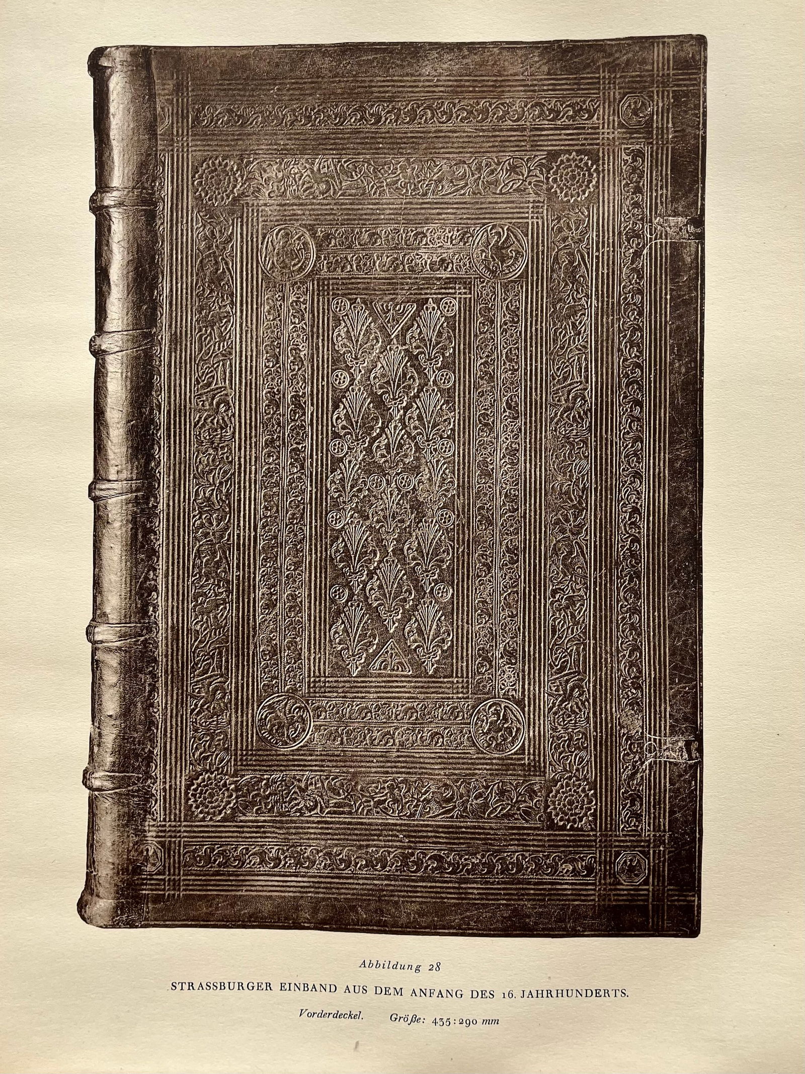 Original Antique Lithograph Antique Bookbinding Office Library Decor (1 of 2)