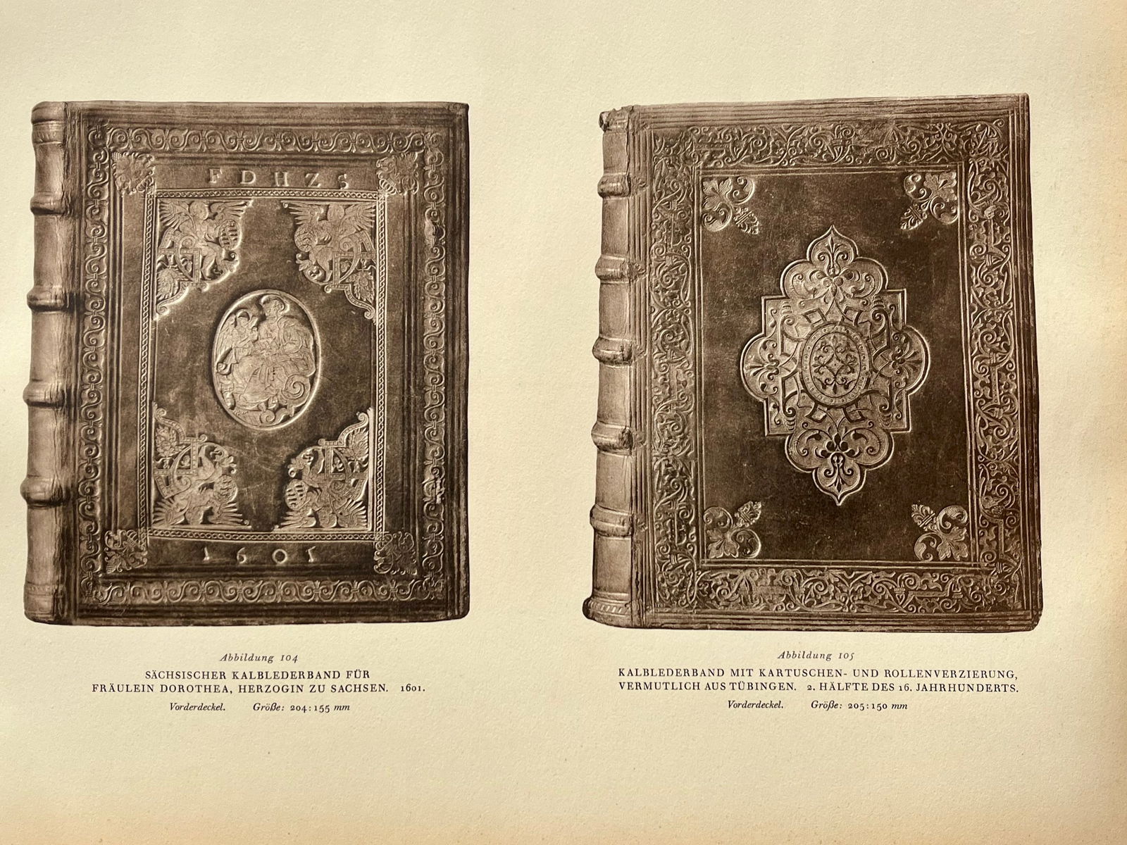 Original Antique Lithograph Antique Bookbinding Office Library Decor (1 of 2)