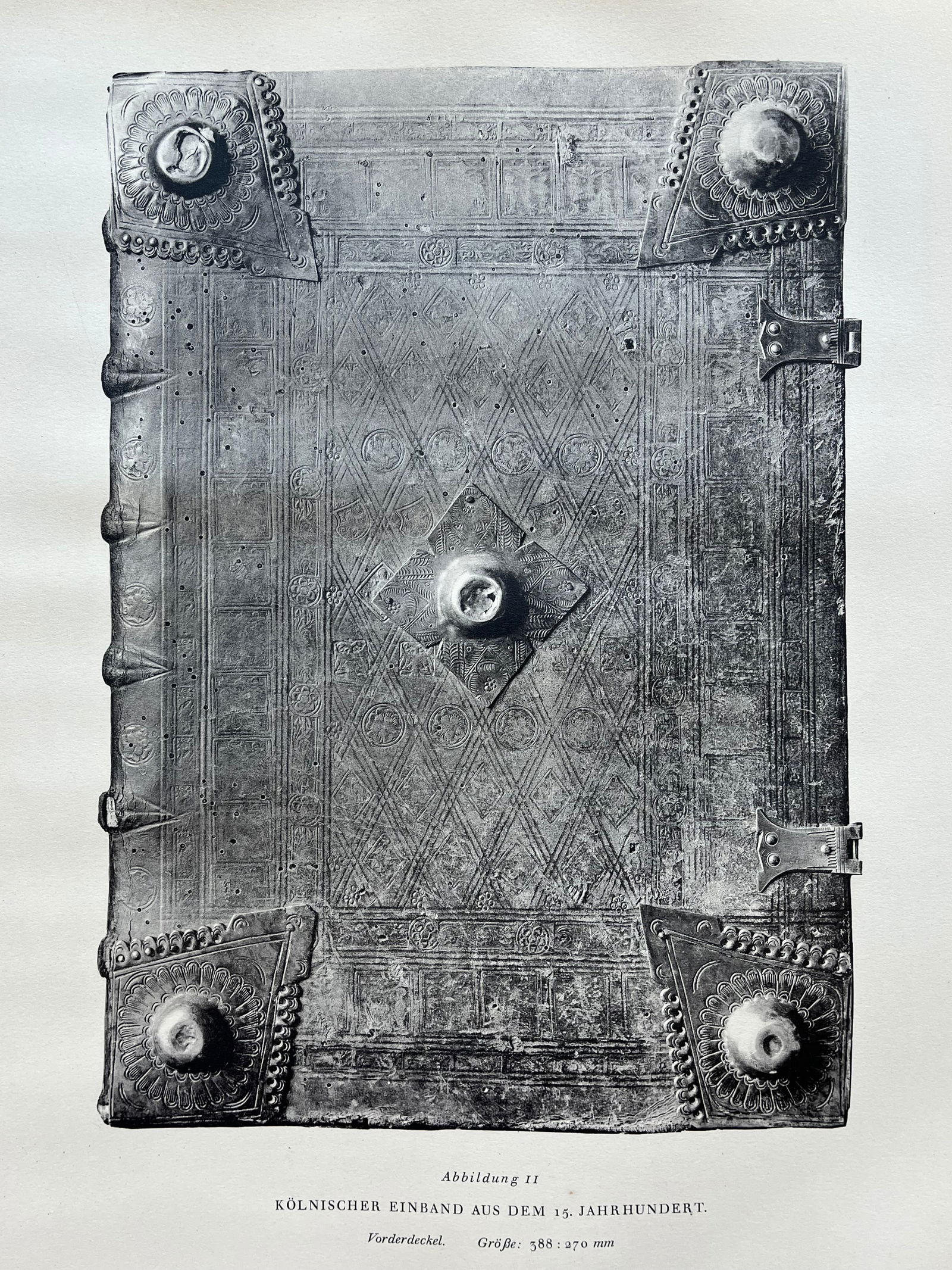 Original Antique Lithograph Antique Bookbinding Office Library Decor (1 of 2)