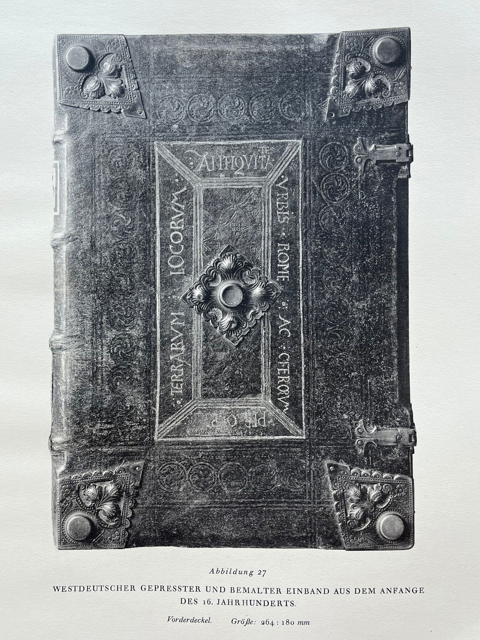 Original Antique Lithograph Antique Bookbinding Office Library Decor (1 of 2)