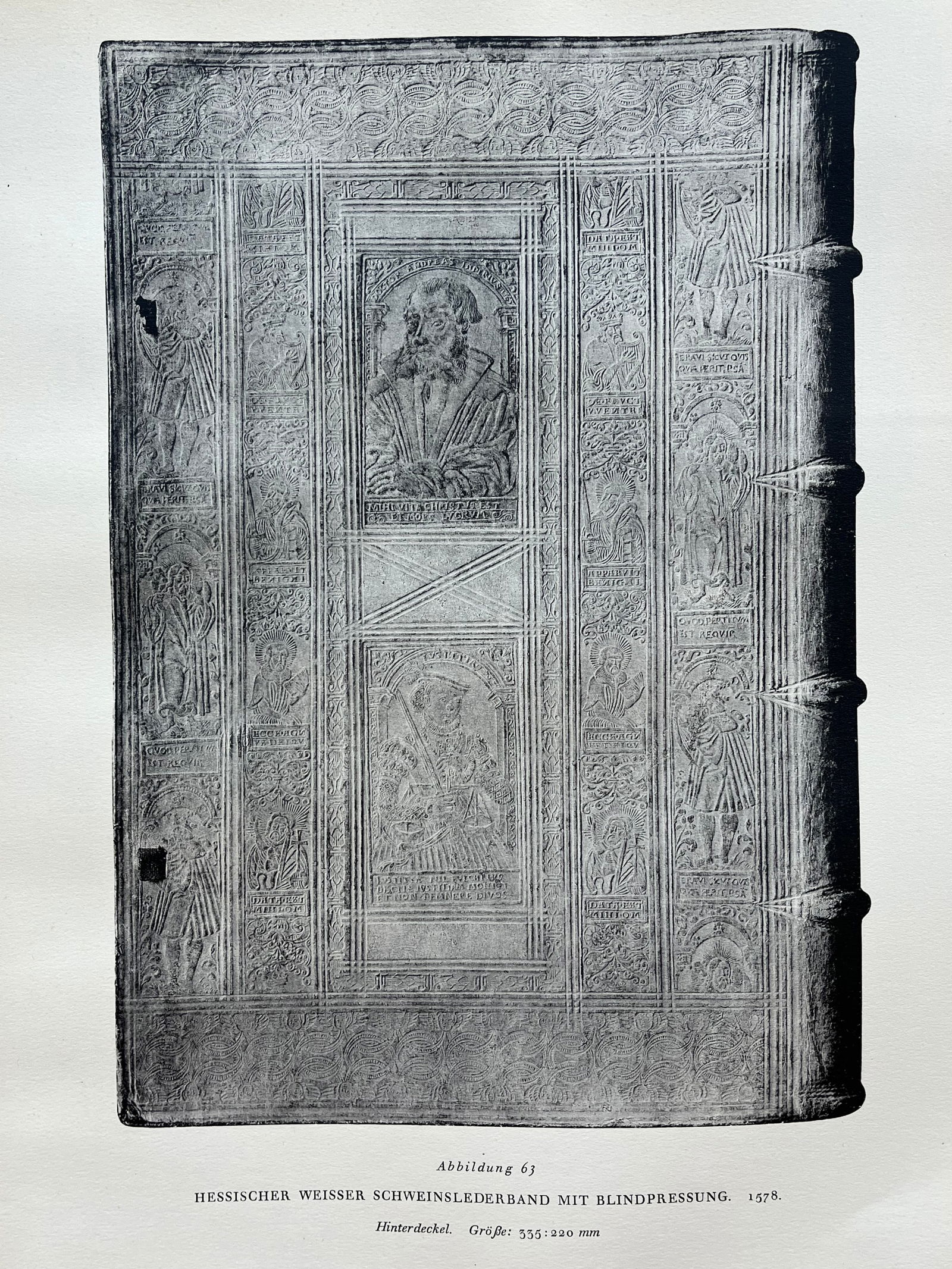 Original Antique Lithograph Antique Bookbinding Office Library Decor (1 of 2)