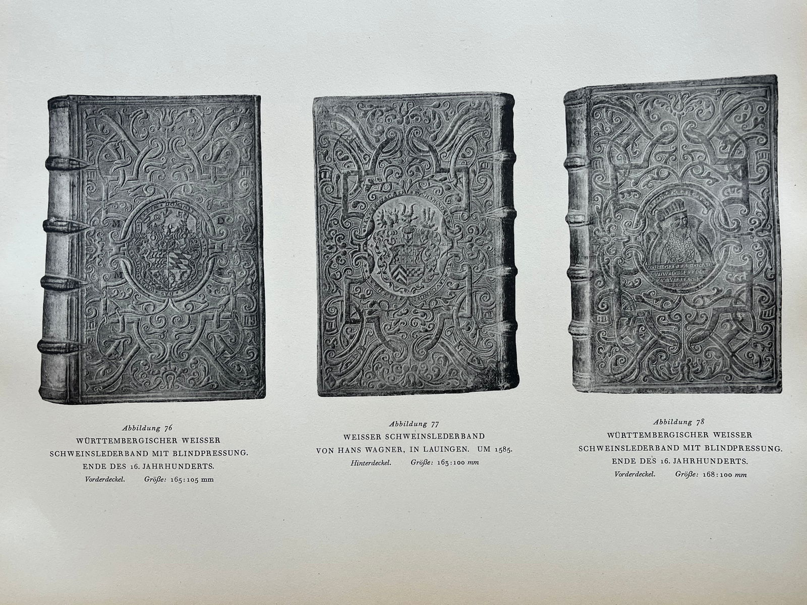 Original Antique Lithograph Antique Bookbinding Office Library Decor (1 of 2)