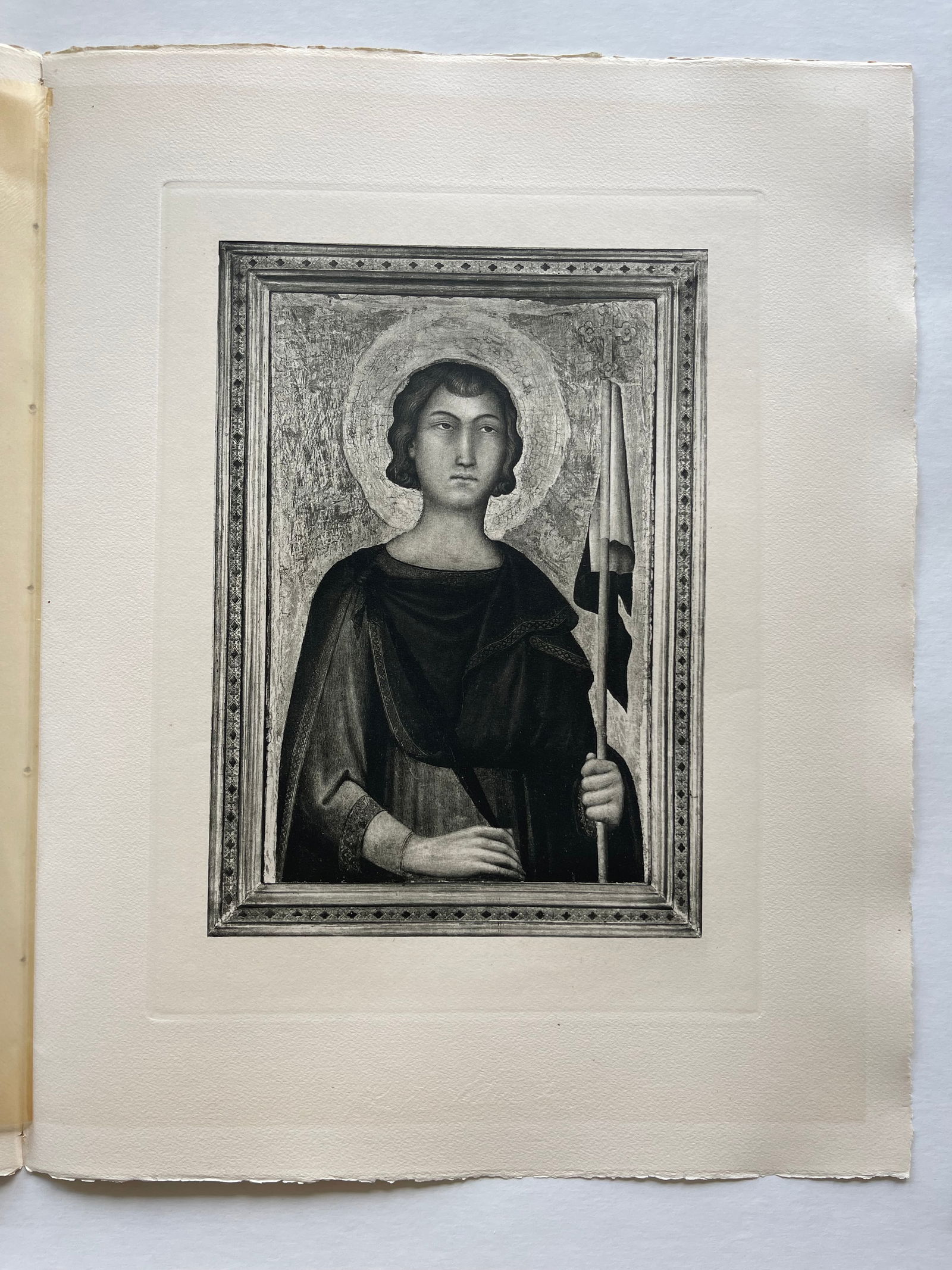 LARGE ETCHING AFTER LIPPO VANNI SAINT ANSANUS - 2