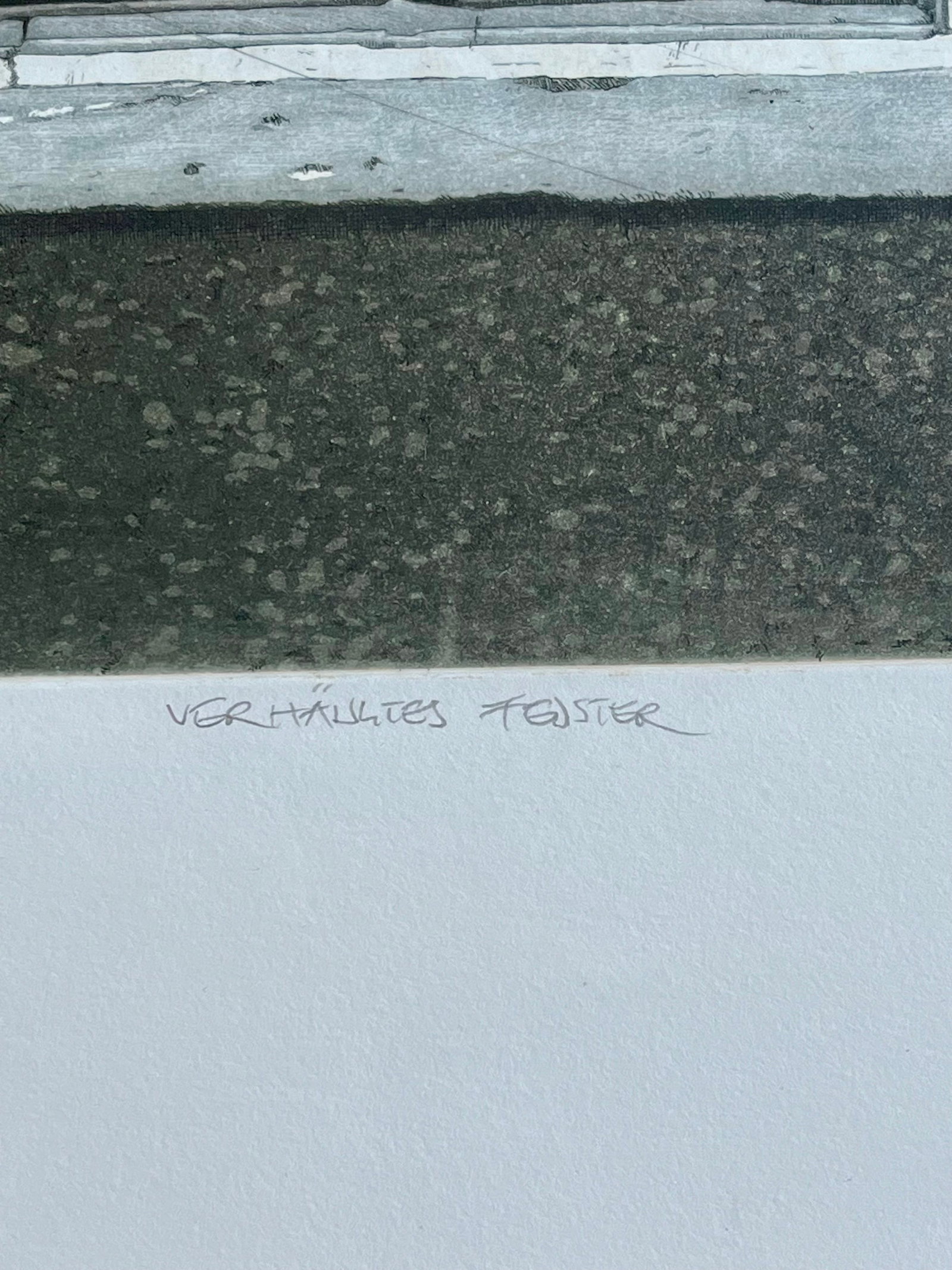 FRAMED GERMAN ETCHING - 3