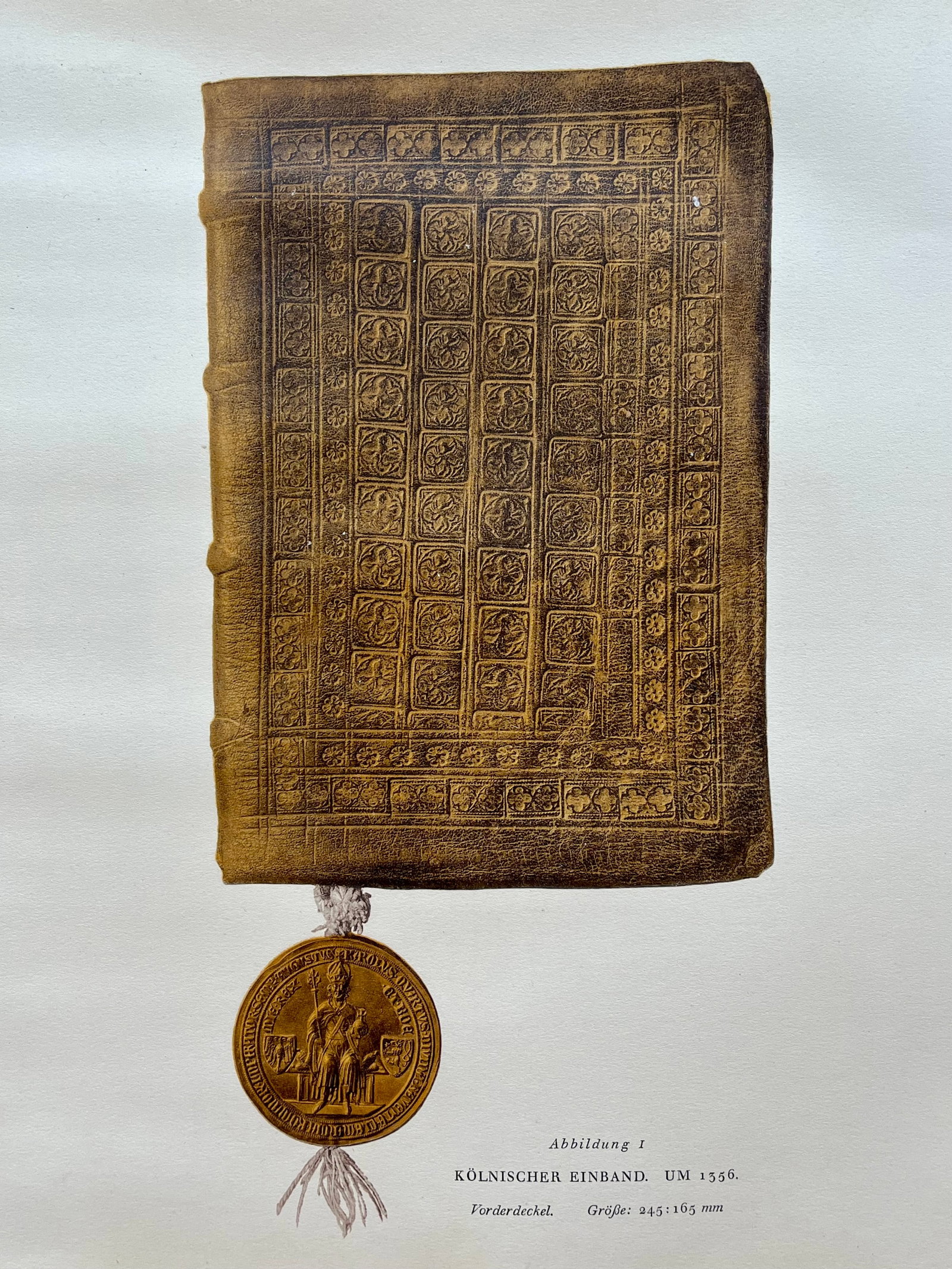 Original Antique Lithograph Antique Bookbinding: Original Antique Lithograph Printed on thick paper Germany 1921. Size: 17 x 13 in approx. Unframed. SHIPPING IN THE U.S VIA USPS PRIORITY MAIL $18