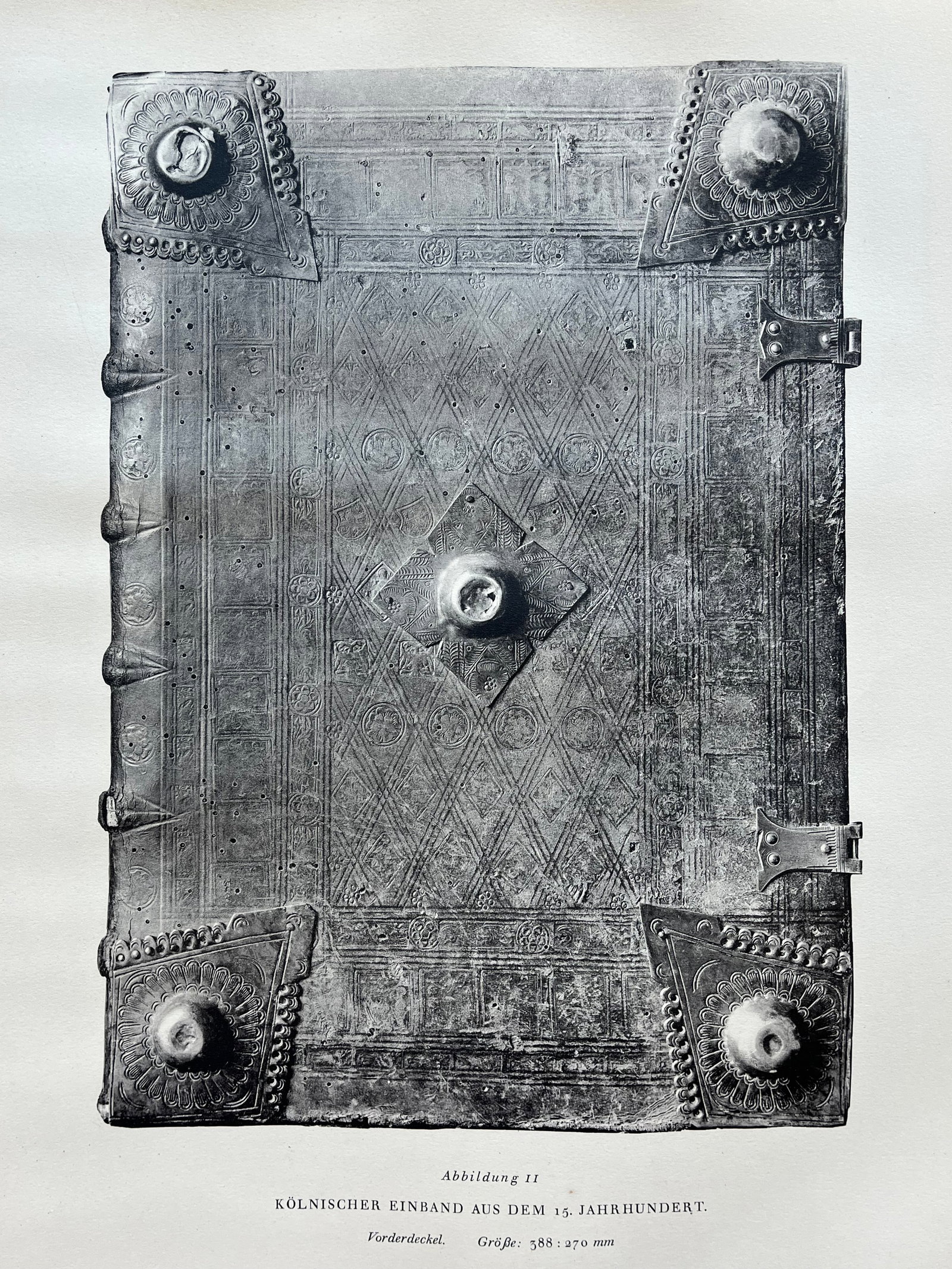 Original Antique Lithograph Antique Bookbinding Office Library Decor (1 of 2)