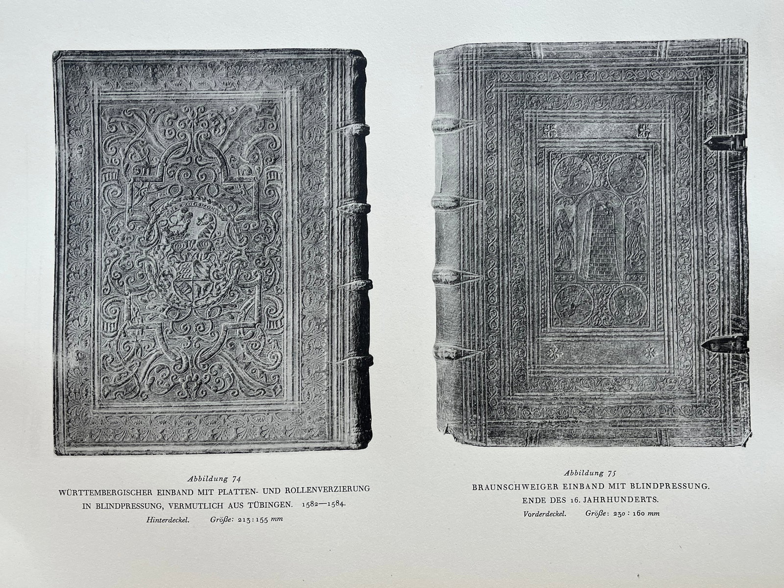 Original Antique Lithograph Antique Bookbinding Office Library Decor (1 of 2)