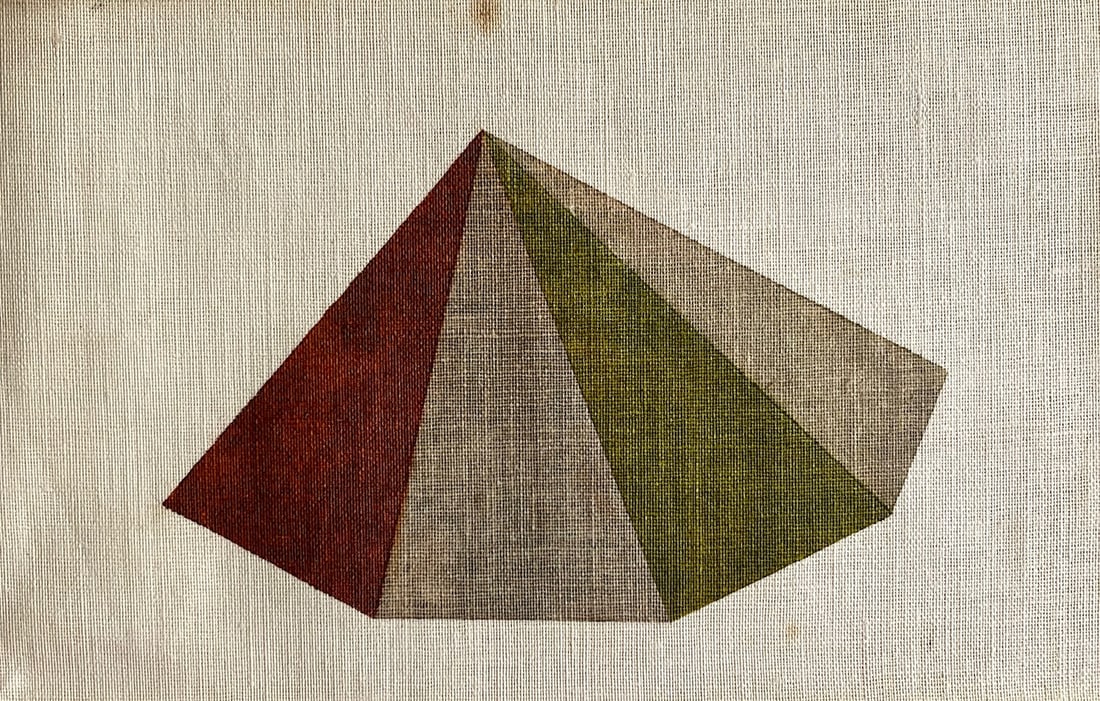 Vintage Abstract Geometric Oil Painting: Vintage Abstract Oil Painting. Unframed. Size: 7 x 4.5” approx. Unsigned. Age toning, Edge Roughness. SHIPPING IN THE U.S VIA USPS PRIORITY MAIL $15
