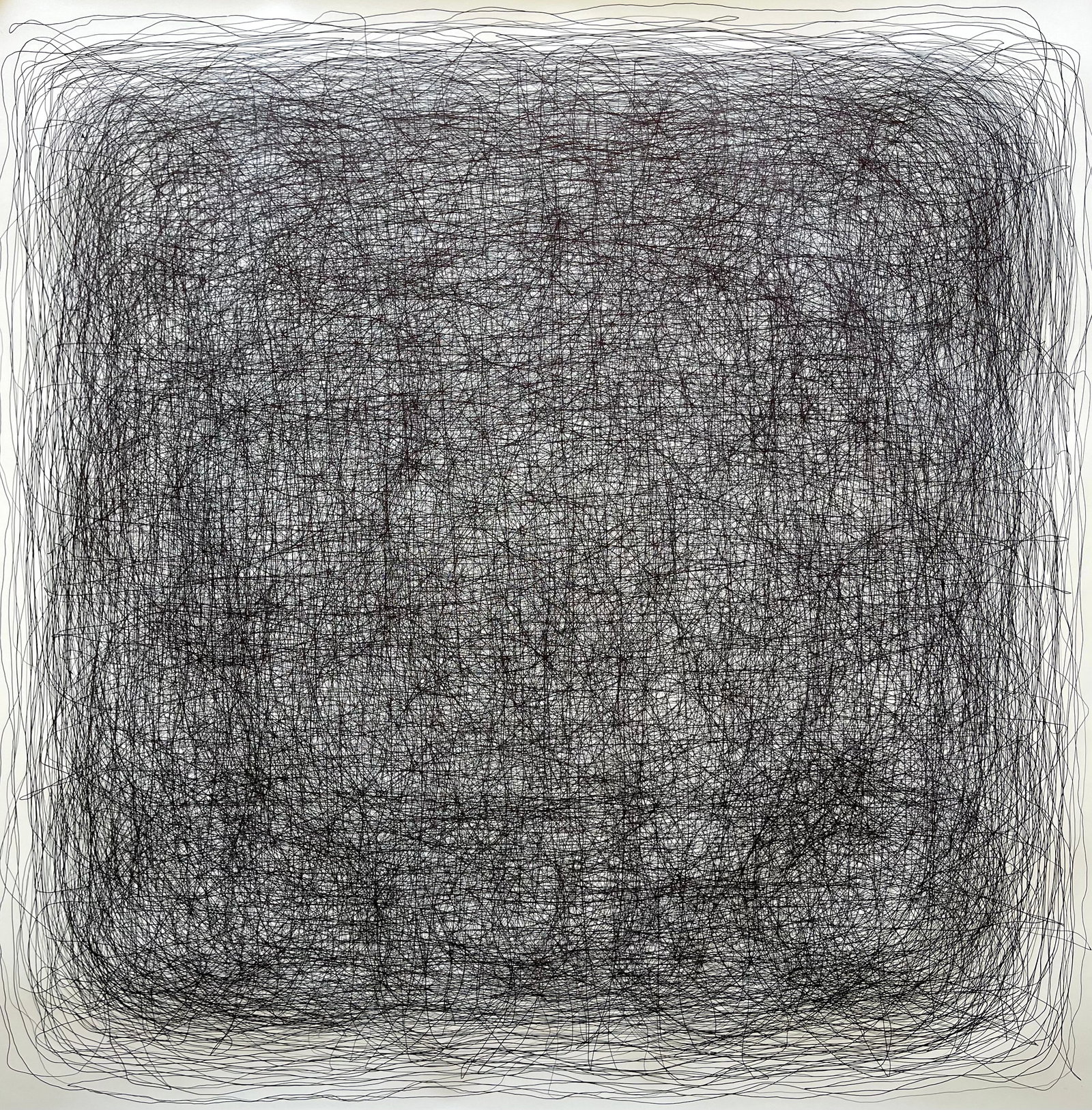LARGE BLACK INK ON PAPER DRAWING (1 of 12)