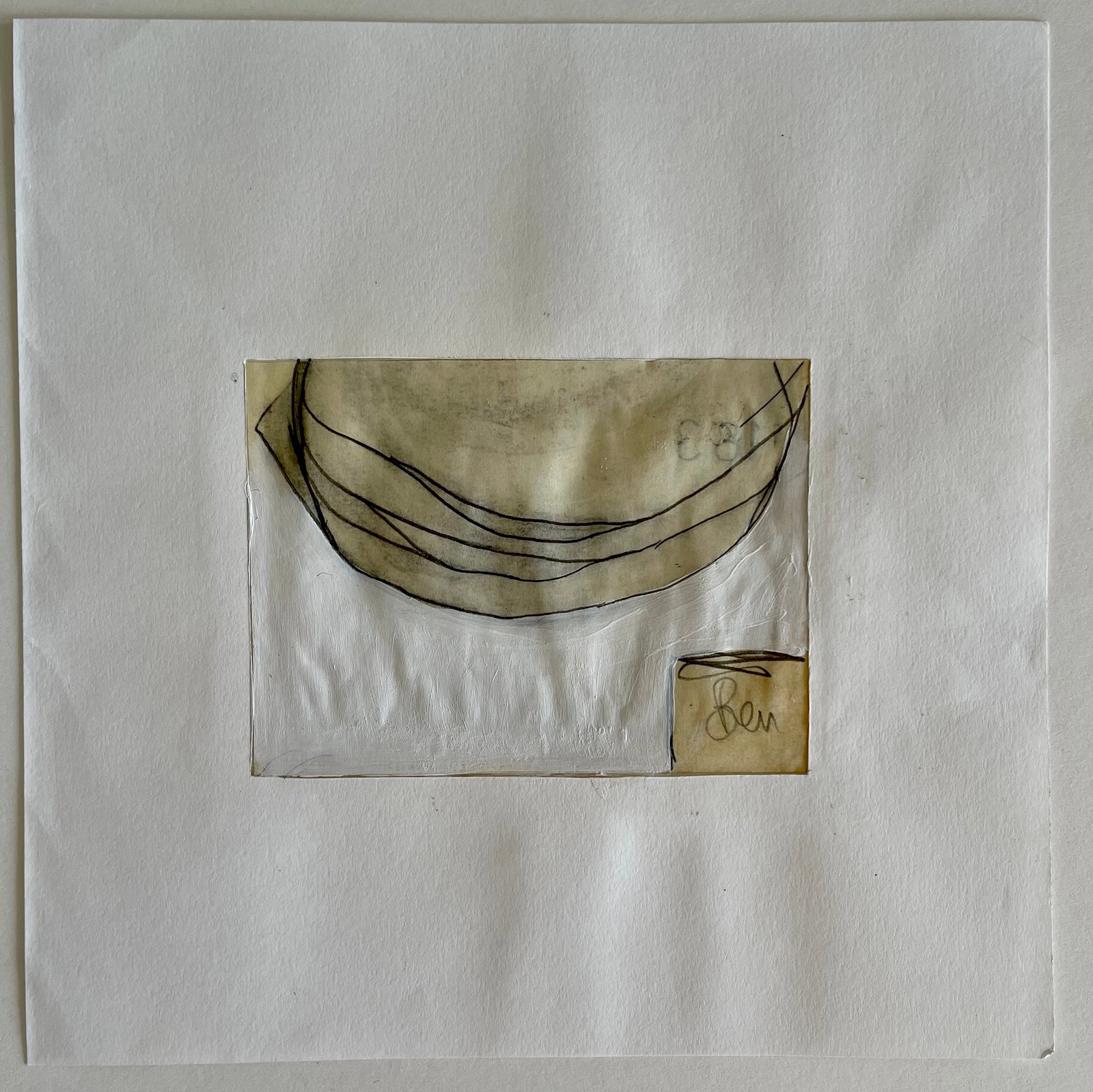 CONTEMPORARY MIXED MEDIA DRAWING - 2